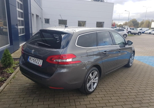 Peugeot 308 cena 41900 przebieg: 112351, rok produkcji 2018 z Legionowo małe 121